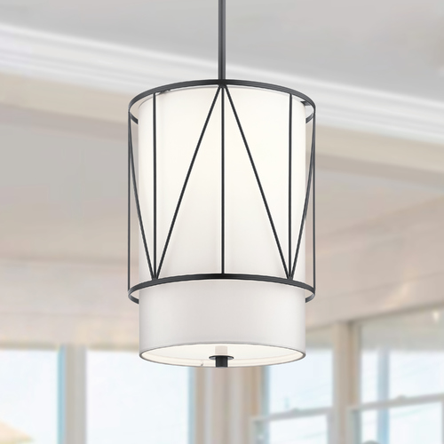 Birkleigh 12-Inch Wide Black Pendant by Kichler Lighting