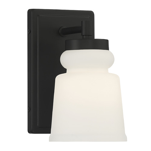 8.5-Inch Wall Sconce in Matte Black by Meridian