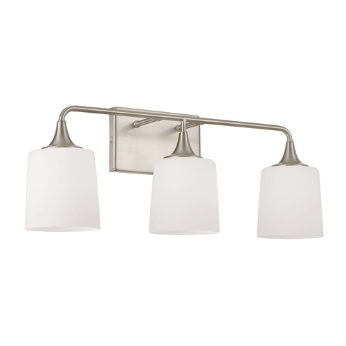 Presley 3-Light Bath Light in Nickel by HomePlace by Capital Lighting