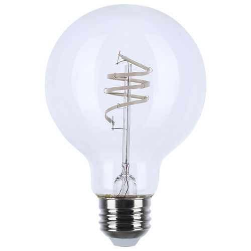 Satco Lighting 6W G25 2700K Flex Gray Coil Filament Clear LED Light Bulb by Satco S11522