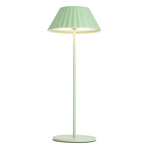 Kuzco Lighting Zola Sage Green LED Table Lamp with Empire Shade