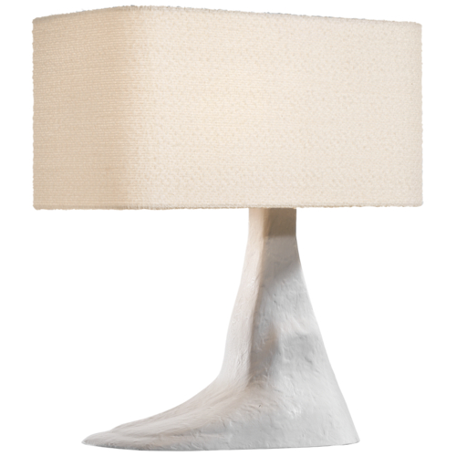Visual Comfort Signature Collection Terra-Forma 23-Inch Right Table Lamp in Plaster White by VC Signature AMB3080PW-B