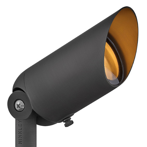 Hinkley Lumacore Hardy Island Brass Satin Black LED Flood - Spot Light