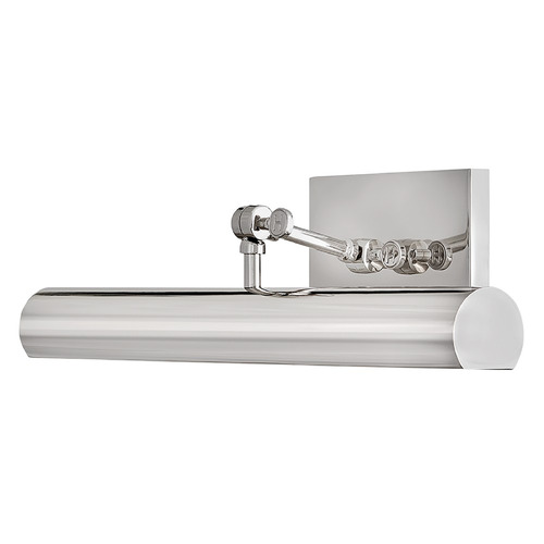 Hinkley Stokes Polished Nickel LED Plug and Cord Wall Lamp