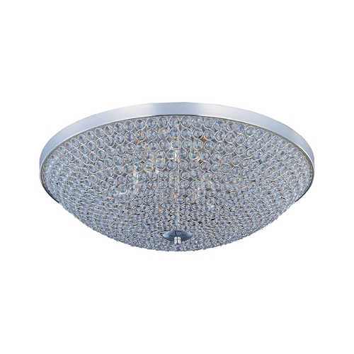 Glimmer Plated Silver Flush Mount by Maxim Lighting