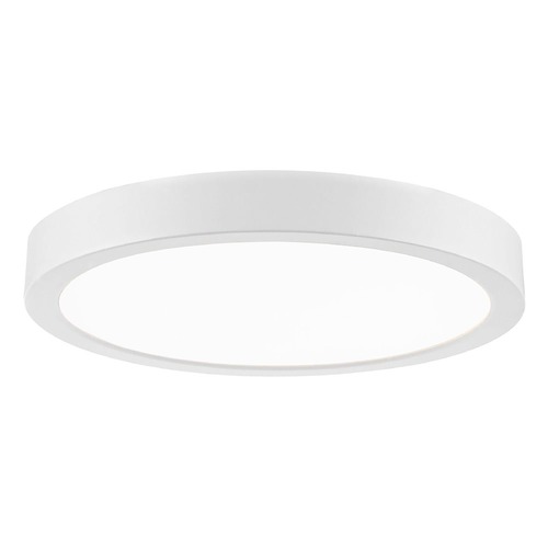Design Classics Lighting Flat LED Light Surface Mount 8-Inch Round White 3000K 1199LM 8309-WH T16