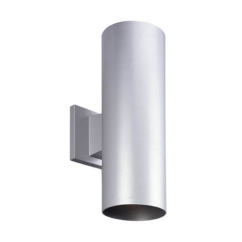Cylinder Metallic Gray Outdoor Wall Light by Progress Lighting