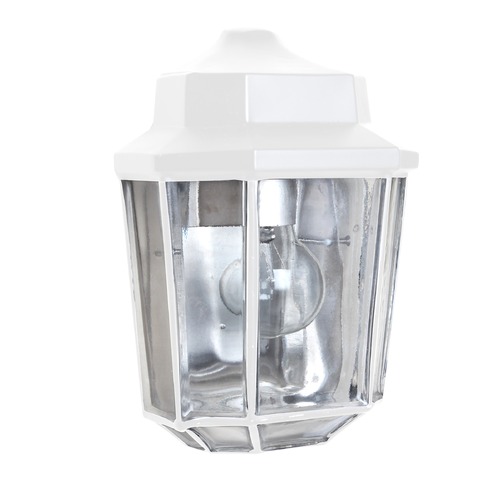 Outdoor Wall Light White Costaluz by Besa Lighting