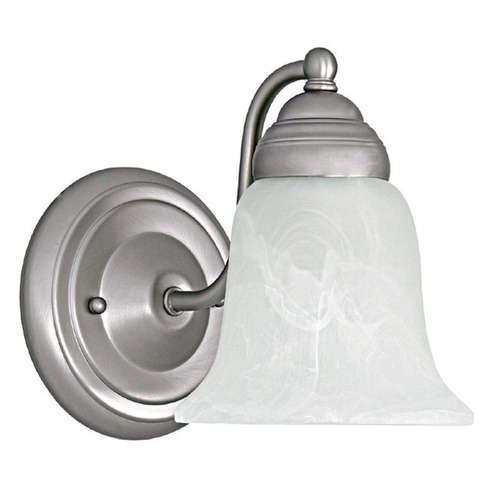 Capital Lighting Brady Wall Sconce in Matte Nickel by Capital Lighting 1361MN-117