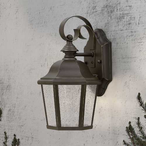 Hinkley Edgewater 11.50-Inch Oil Rubbed Bronze Outdoor Wall Light by Hinkley Lighting 1674OZ