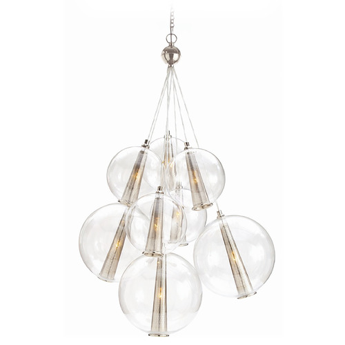 Arteriors Home Lighting Caviar Adjustable Large Cluster in Polished Nickel by Arteriors Home DK89902