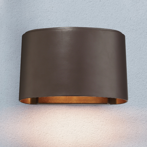 Everton Rain Dorian Bronze LED Outdoor Wall Light by Minka Lavery
