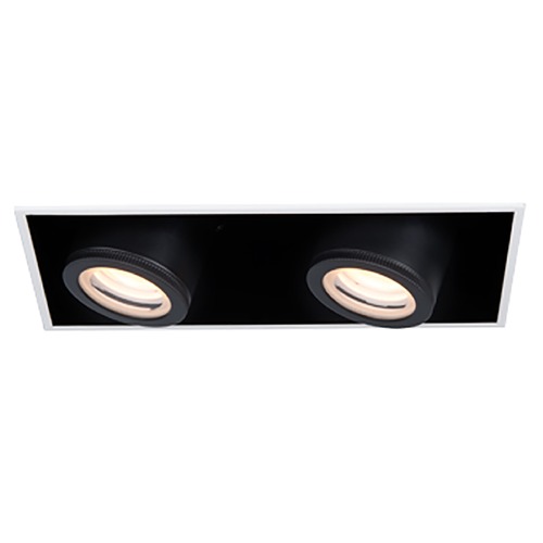 WAC Lighting Silo Multiples White & Black LED Recessed Kit by WAC Lighting MT-4210L-927-WTBK