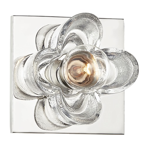 Mitzi by Hudson Valley Shea Polished Nickel Sconce by Mitzi by Hudson Valley H410301-PN
