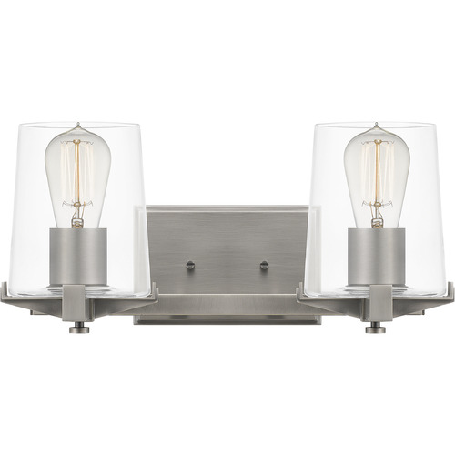 Quoizel Lighting Perry Bathroom Light in Antique Nickel by Quoizel Lighting PRY8616AN
