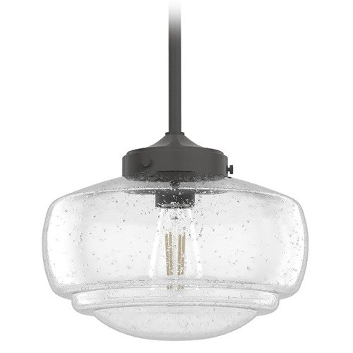 Hunter Fan Company Hunter Fan Company Saddle Creek Noble Bronze Mini-Pendant Light with Mushroom Shade 19187