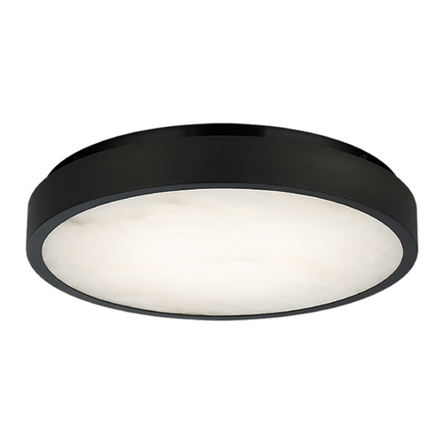 Marblestone Matte Black LED Flush Mount by Matteo Lighting