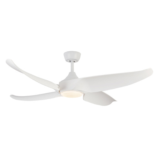 Kuzco Lighting Coronado Matte White LED Ceiling Fan with Light