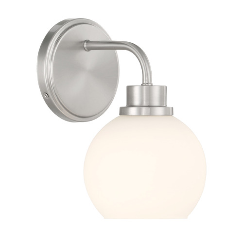 Meridian Brushed Nickel Sconce