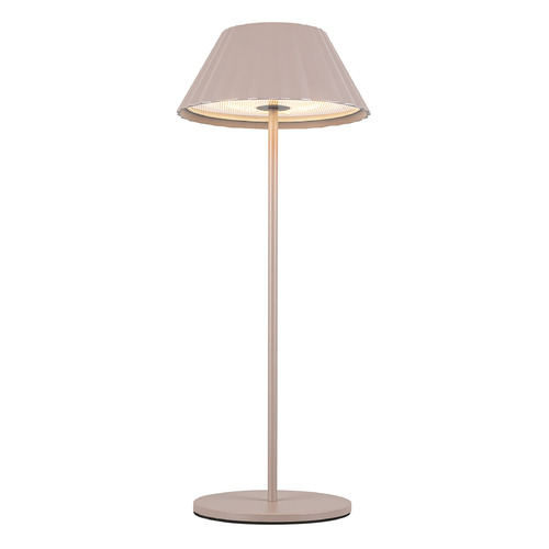 Kuzco Lighting Zola Moonstone Gray LED Table Lamp with Empire Shade