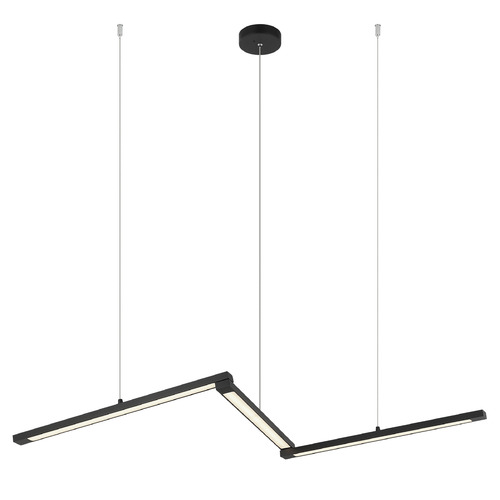 Matteo Lighting Archie Matte Black LED Pendant Light
