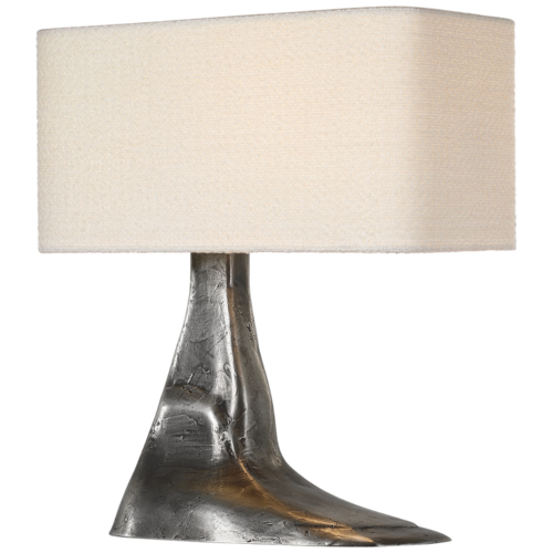 Visual Comfort Signature Collection Terra-Forma 23-Inch Left Table Lamp in Museum Pewter by VC Signature AMB3081MPT-B