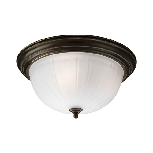 15.25-Inch Flush Mount in Antique Bronze by Progress Lighting