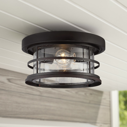 Barrett Outdoor Flush Mount in English Bronze by Savoy House