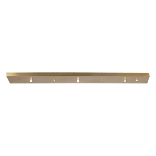 36-Inch Linear Multi-Port Canopy in Satin Brass by Generation Lighting