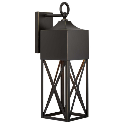 Progress Lighting Birkdale 1-Light Antique Bronze Wall Lantern