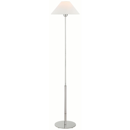 Visual Comfort Signature Collection Visual Comfort Signature Collection Hackney Polished Nickel Floor Lamp with Coolie Shade SP1022PN-L