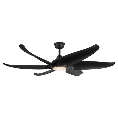 Kuzco Lighting Coronado Matte Black LED Ceiling Fan with Light