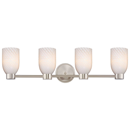 Aon Fuse Satin Nickel Bathroom Light