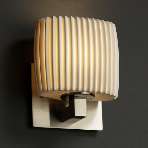 Justice Design Group Justice Design Group Limoges Collection Sconce POR-8931-30-PLET-NCKL