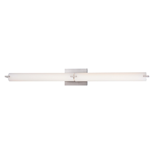 George Kovacs Lighting Tube Brushed Nickel LED Bathroom Light - Vertical or Horizontal Mounting P5046-084-L