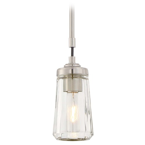 Minka Lavery Poleis Brushed Nickel Mini Pendant by Minka Lavery 3301-84