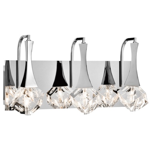 Rockne 18-Inch Chrome LED Bath Light by Elan Lighting