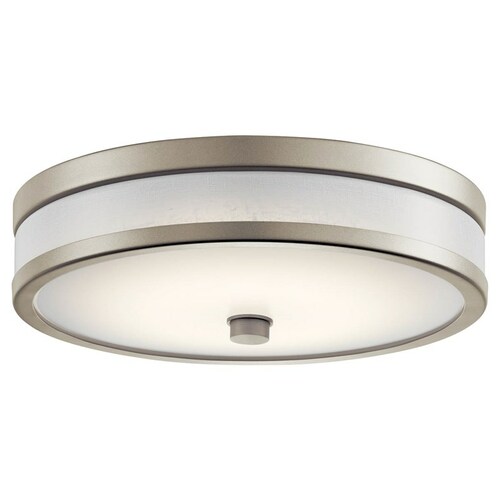 Kichler Lighting Modern LED Flush Mount Light Champagne Pira by Kichler Lighting 11302CPLED