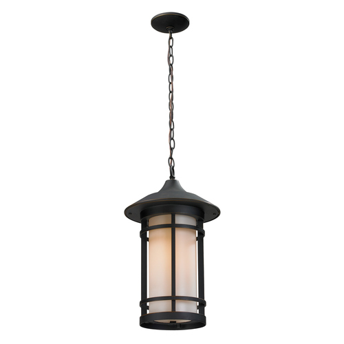 Z-Lite Z-Lite Woodland Oil Rubbed Bronze Outdoor Hanging Light 528CHB-ORB
