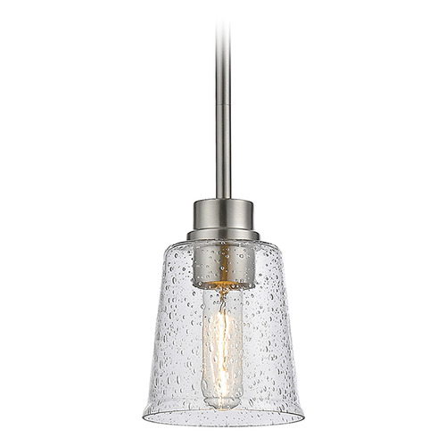 Z-Lite Bohin Brushed Nickel Mini Pendant by Z-Lite 464MP-BN