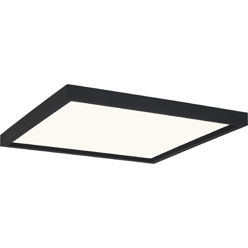 Quoizel Lighting Outskirts 15-Inch LED Flush Mount in Earth Black by Quoizel Lighting OST1615EK