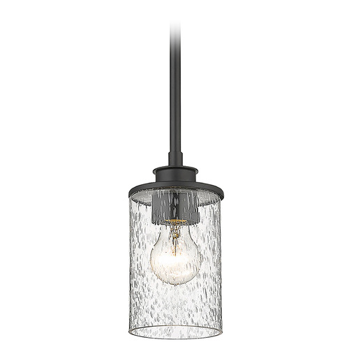 Z-Lite Beckett Matte Black Mini Pendant by Z-Lite 492MP-MB