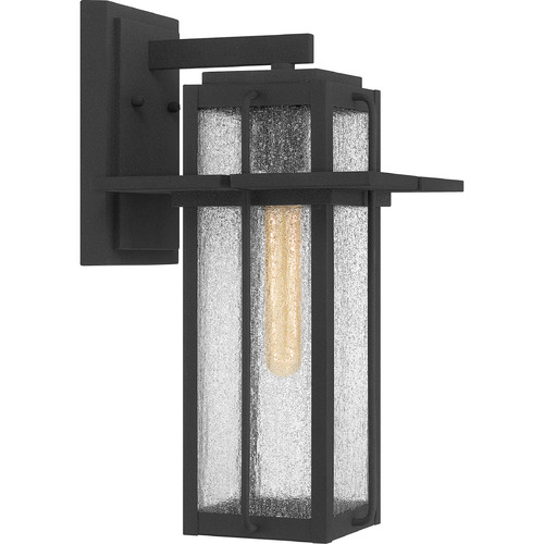 Randall Outdoor Wall Light in Mottled Black by Quoizel Lighting