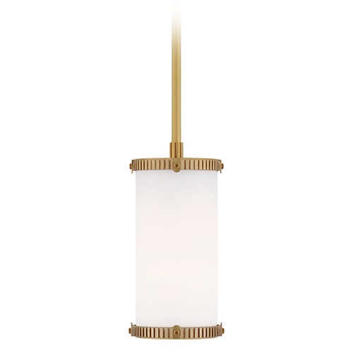 Visual Comfort Signature Collection Thomas OBrien Calliope Mini Pendant in Brass by Visual Comfort Signature TOB5185HABWG