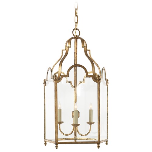 E.F. Chapman French Market Lantern in Gilded Iron by Visual Comfort Signature