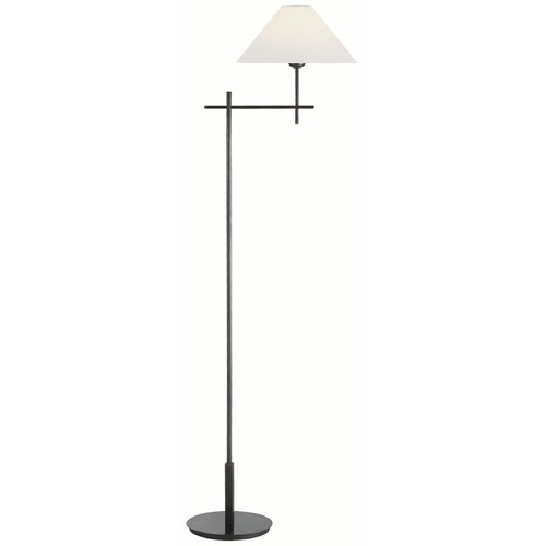 Visual Comfort Signature Collection Hackney Bronze Floor Lamp with Coolie Shade