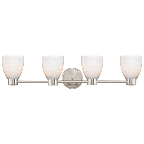 Design Classics Lighting Lighting Aon Fuse Satin Nickel Bathroom Light 1804-09 GL1020MB