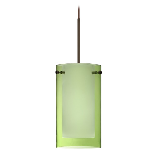 Besa Lighting Pahu Bronze LED Mini-Pendant Light