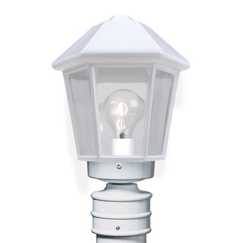 Besa Lighting Post Light White Costaluz by Besa Lighting 327253-POST