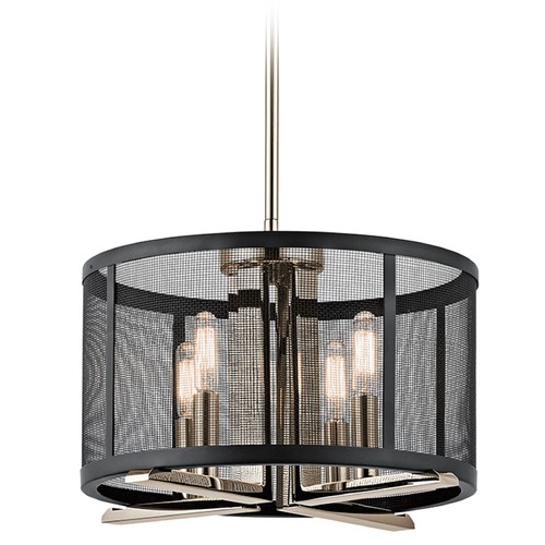 Titus 14.25-Inch Chandelier in Polished Nickel by Kichler Lighting